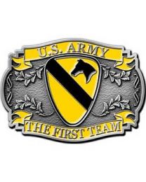 BUCKLE-ARMY,001ST CAV. (3-1/4")