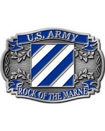 BUCKLE-ARMY,003RD DIV. (3-1/4")