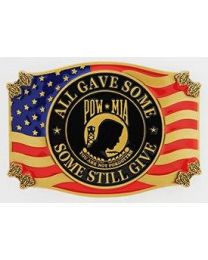 BUCKLE-POW*MIA,STILL GIVE (3-1/2")