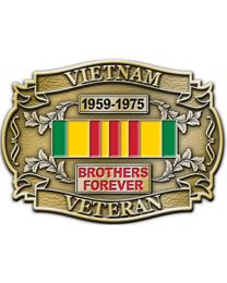 BUCKLE-VIET,VET.BROTHERS (3-1/4")