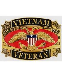 BUCKLE-VIETNAM VETERAN (3-1/2")