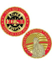 CHALLENGE COIN-FIRE DEPT. (1-3/4")