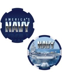 CHALLENGE COIN-USN America's (1-3/4")