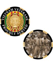 CHALLENGE COIN-Vietnam (1-3/4")