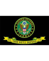 FLAG-ARMY This We'll Defend (3ft x 5ft)