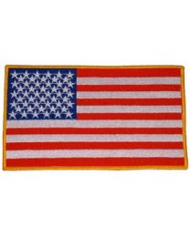 PATCH-FLAG,USA,GOLD (07) (6-3/4")