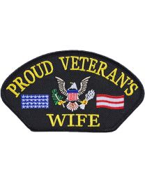 PATCH-PROUD VETERAN'S WIFE (5-1/4"x3")