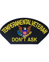 PATCH-FUN,TEMPERAMENTAL (5-1/4"x3")
