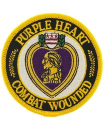 PATCH-PURPLE HEART (3-1/16")
