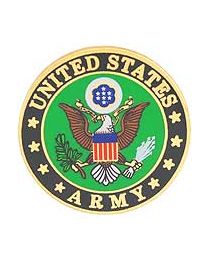 PIN-ARMY SYMBOL C (MED) (7/8")