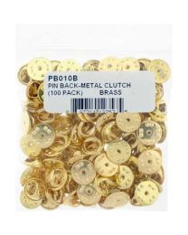 PIN BACK-METAL CLUTCH 