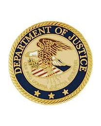 PIN-BDG,DEPT.OF JUSTICE (1")