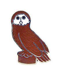 PIN-BIRD,OWL (1")