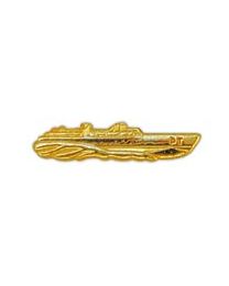 PIN-BOAT,USN,P.T.,GLD (1-3/4")