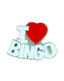 PIN-GAME,BINGO,I HEART (1")