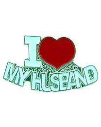 PIN-HOL,I HEART MY HUSBAND (1")