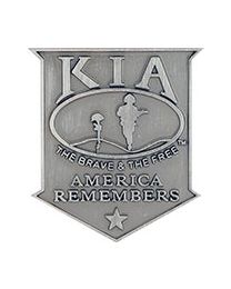 PIN-KIA,AMERICA REMEMBERS (1-1/16")