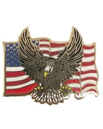 PIN-USA,FLAG,EAGLE (1-1/8")