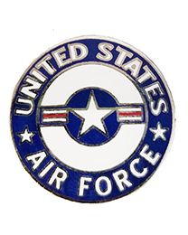 PIN-USAF,ROUNDEL (1")