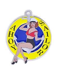 PIN-USN,AHOY SAILOR (1-1/8")