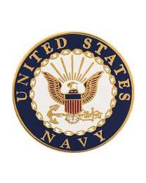 PIN-USN LOGO D (REG) (1")