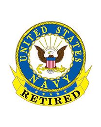 PIN-USN RETIRED (1-5/8")