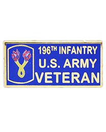PIN-ARMY,196TH INF BDE VET (1-1/8")