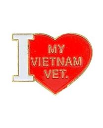 PIN-VIET,I LOVE MY VET. (1")