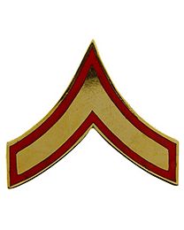 RANK-USMC,E2,PFC (1-1/4" Wide)