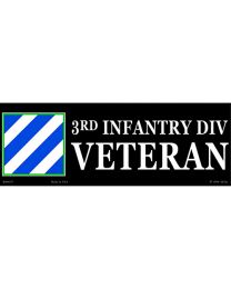 STICKER-ARMY,003RD DIV. (3-1/2"X10")