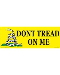 STICKER-DONT TREAD ON ME. (3-1/2"X10")