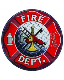 STICKER-AMERICAN HERO-Fire (12")