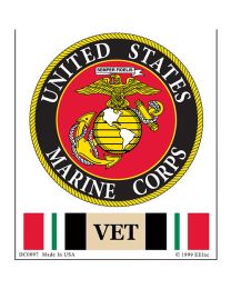 STICKER-IRAQI FREED,USMC (3-1/2"x4-1/8")
