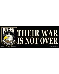 STICKER-POW*MIA,THEIR WAR (3-1/2"x10")