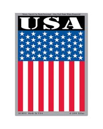 STICKER-USA,FLAG (3"x4-1/4")